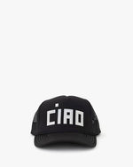 Load image into Gallery viewer, Ciao Trucker Hat in Black
