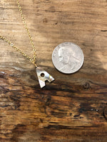 Load image into Gallery viewer, Abalone Initial Necklace
