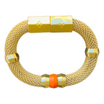 Load image into Gallery viewer, Mesh Candy Bracelet in Orange
