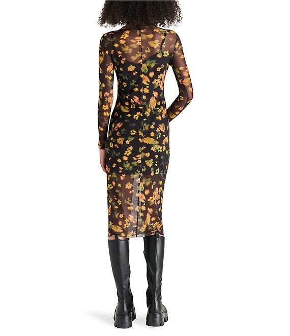 Vivienne Dress in Black Multi