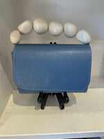 Load image into Gallery viewer, The Nica Leather Clutch in Blue

