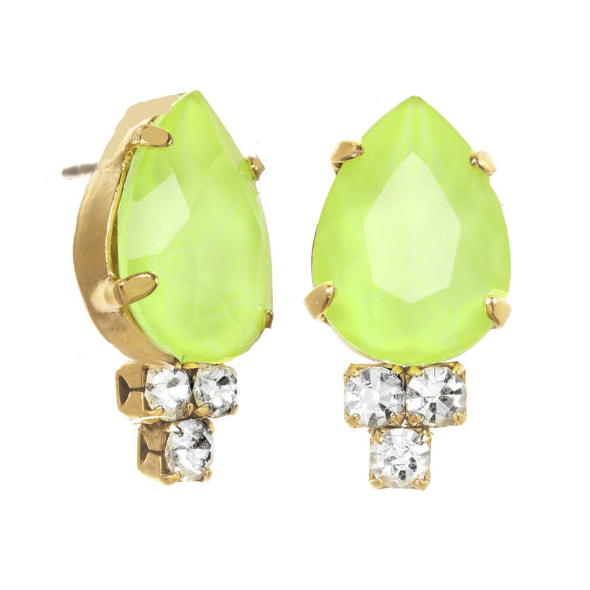 Vienna Stud Earrings in Yellow