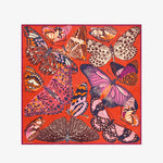 Load image into Gallery viewer, Papillons Scarf in Red
