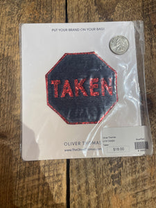 Taken Patch in Black/Red