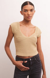Prim Sweater Top in Rattan
