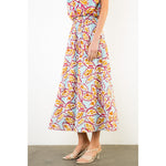 Load image into Gallery viewer, Patterned Maxi Skirt in Blue
