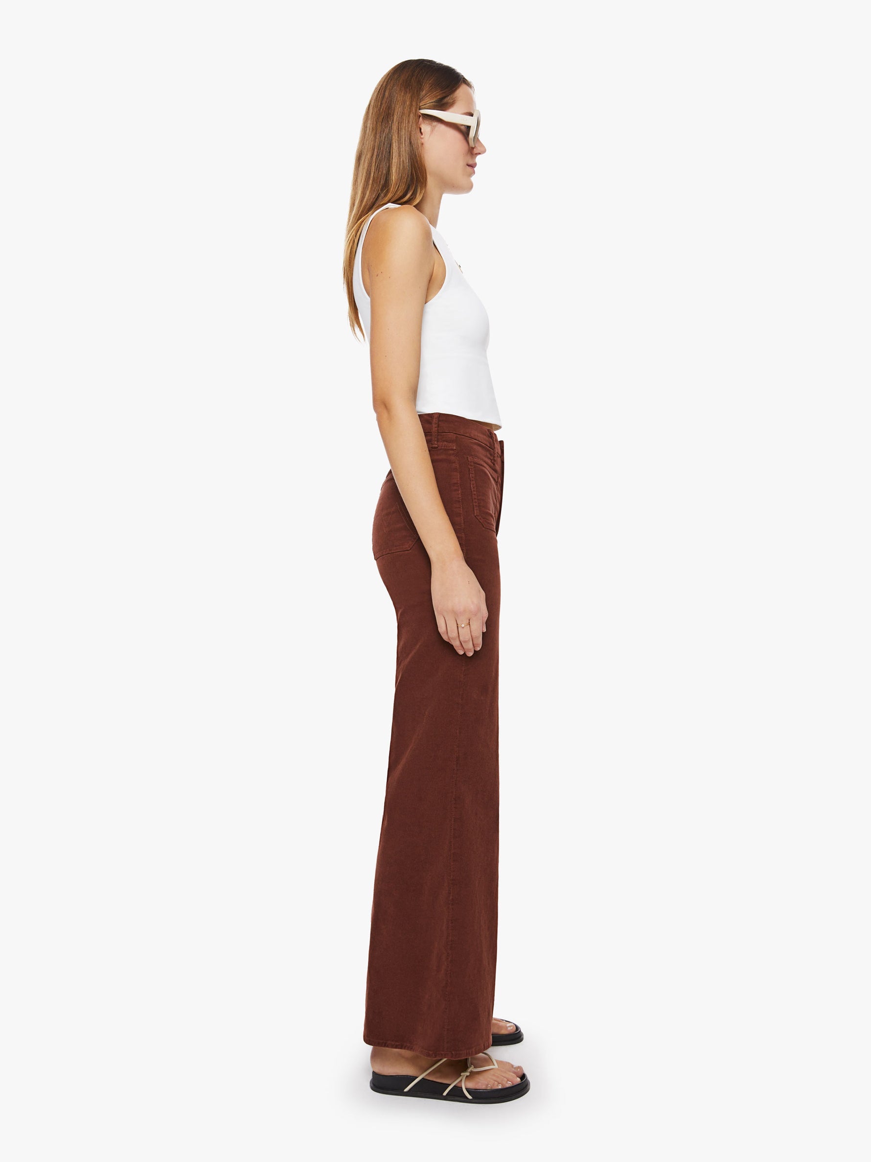 Patch Pocket Roller Skimp Corduroy in Rum Russian