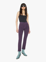 Load image into Gallery viewer, High Waisted Rascal Ankle Fray in Blackberry Cordial
