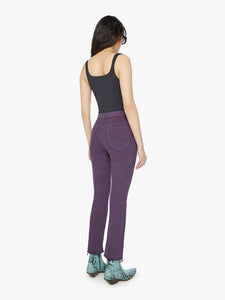 High Waisted Rascal Ankle Fray in Blackberry Cordial