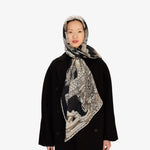 Load image into Gallery viewer, Archives Scarf in Black
