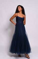 Load image into Gallery viewer, Toni Gown in Navy
