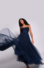 Load image into Gallery viewer, Toni Gown in Navy

