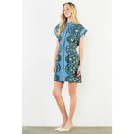 Load image into Gallery viewer, Floral Shirt Dress in Blue
