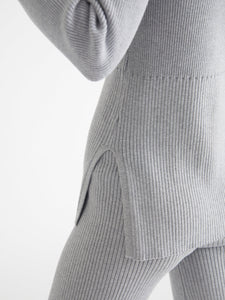 Gemma Flare Sleeve Shirt in Grey