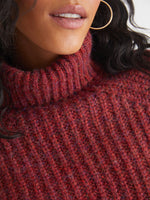 Load image into Gallery viewer, Stella Shacker Turtleneck in Ruby Red
