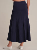 Load image into Gallery viewer, Gwyneth Rib Maxi Skirt in Dark Blue
