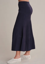 Load image into Gallery viewer, Gwyneth Rib Maxi Skirt in Dark Blue
