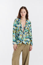 Load image into Gallery viewer, Graphic Print Blazer in Mint Jeanne
