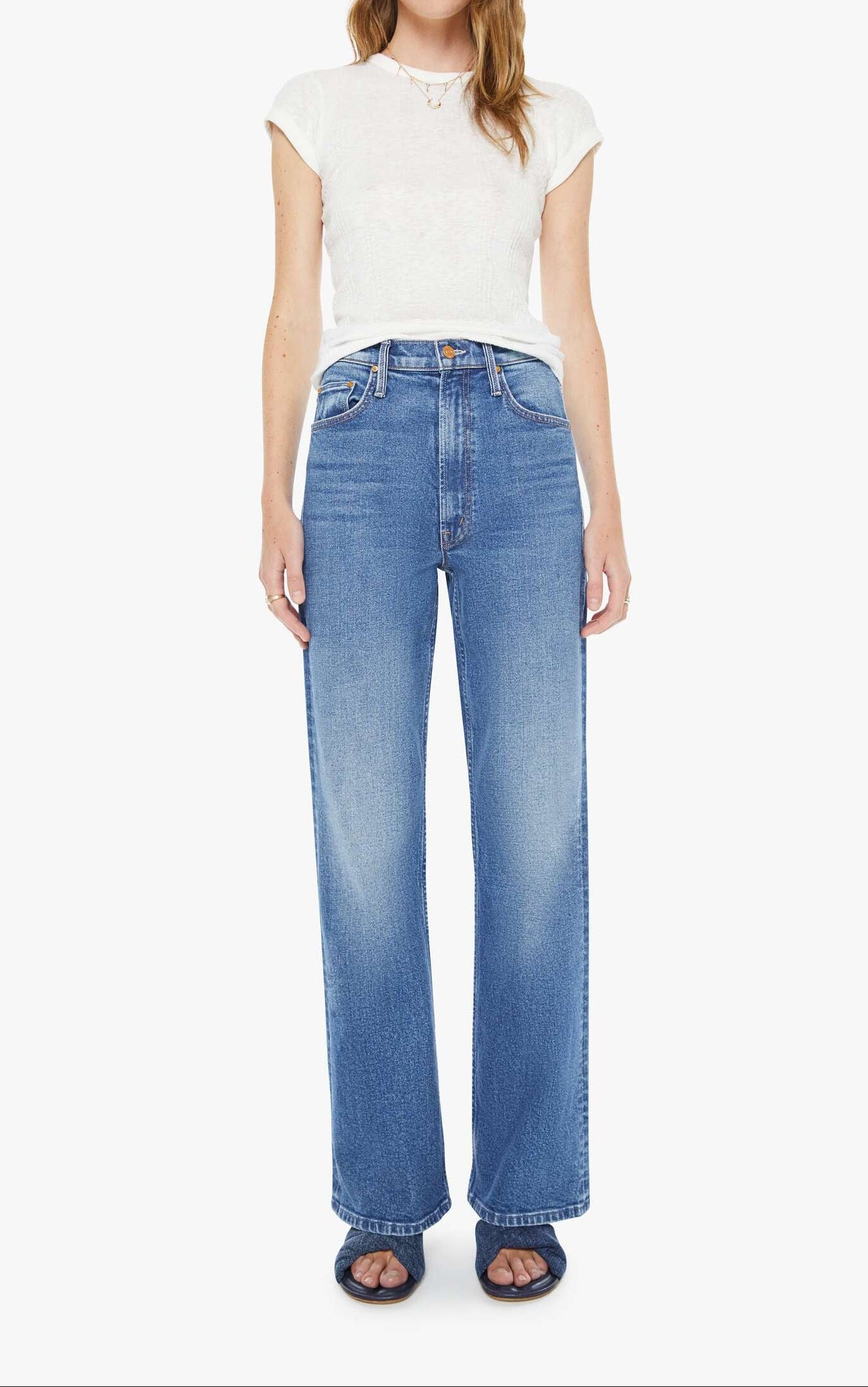 High Waisted Bookie Sneak in Knick Knack Paddy Whack – Mint Julep