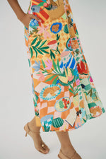 Load image into Gallery viewer, Wally Dress in Picnic Park Conversational
