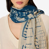 Impromptu Scarf in Blue