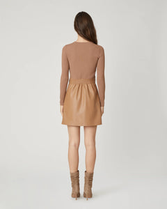 Brayden Dress in Camel