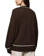 Load image into Gallery viewer, Brooklyn Cardigan in Soft Chocolate
