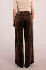 Load image into Gallery viewer, Velvet Trouser in Brown
