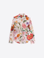 Load image into Gallery viewer, Gaby Blouse in Large Multicolor Flowers
