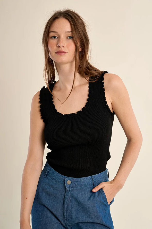 V-Neck Hardware One-Piece Swimsuit