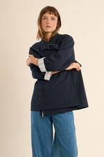 Load image into Gallery viewer, Oversized Trench Coat in Navy
