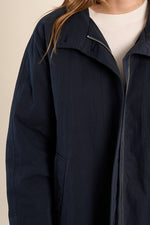 Load image into Gallery viewer, Oversized Trench Coat in Navy
