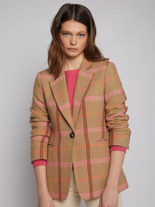 Rock Jacket in Neon Check