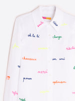 Load image into Gallery viewer, Mafalda Blouse in White Linen
