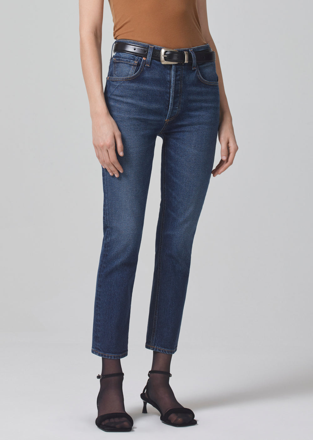 Jolene High Rise Vintage Slim in Everdeen