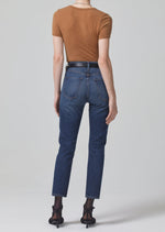 Load image into Gallery viewer, Jolene High Rise Vintage Slim in Everdeen
