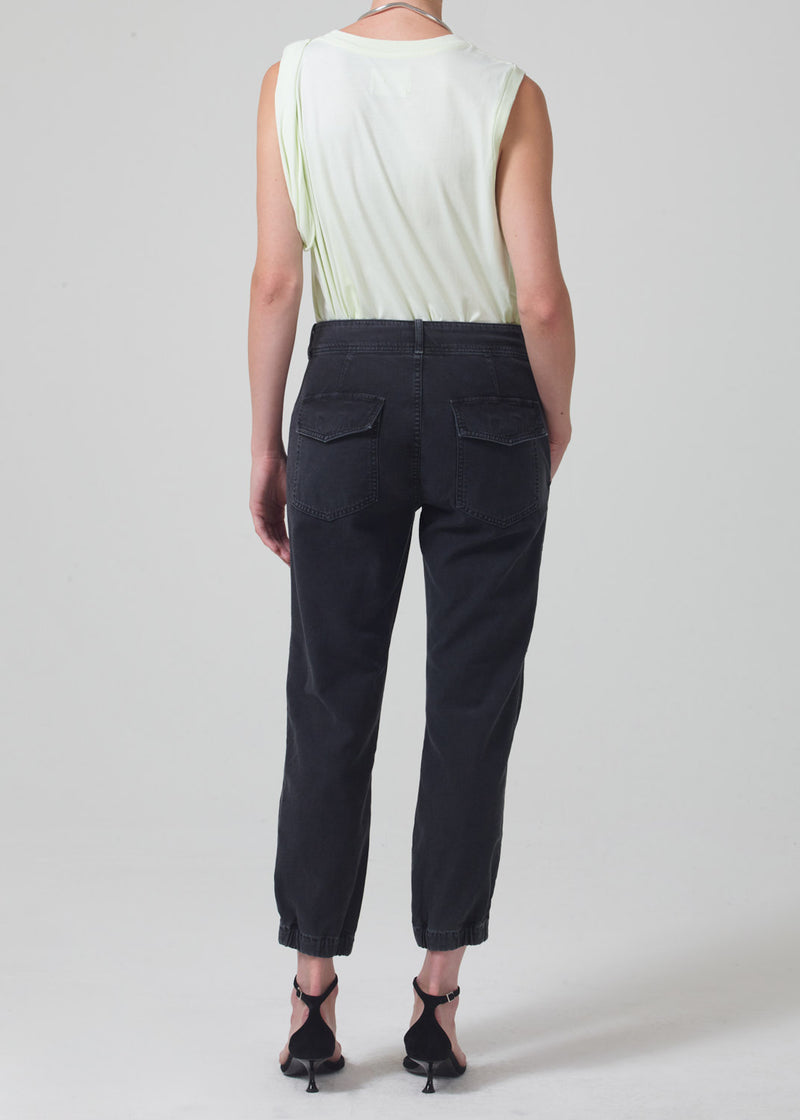 Agni Utility Trouser in Washed Black