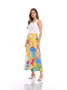 Lexi Skirt in Tropico Print