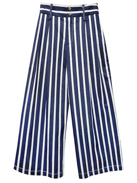 Sadie Trouser in Navy Stripe