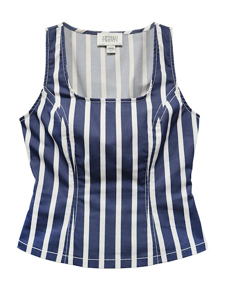 Kali Top in Navy Stripe