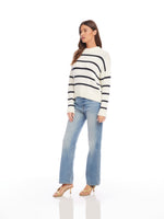 Load image into Gallery viewer, Striped Sweater in Cream
