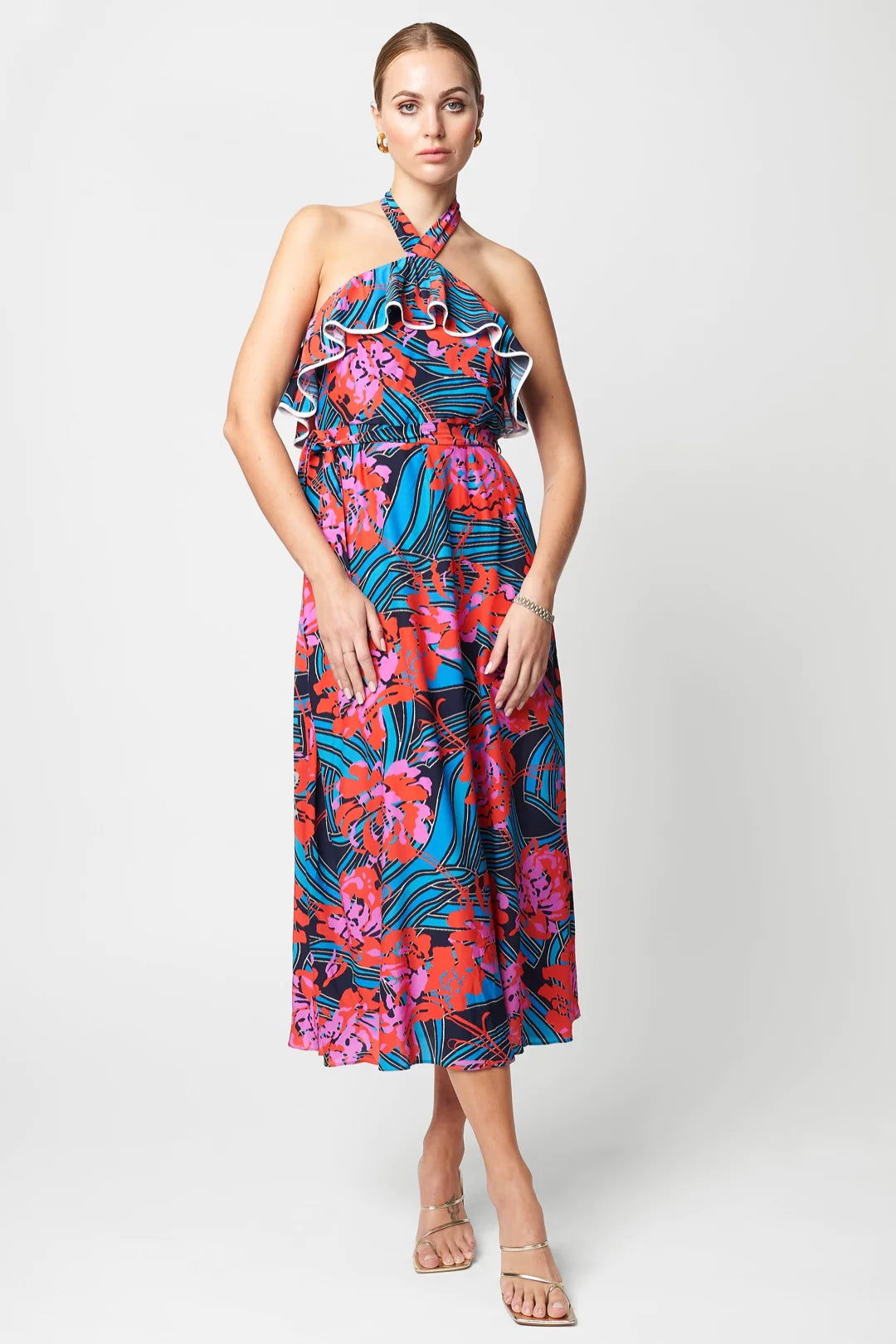 Valentina Dress in Peony