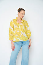 Load image into Gallery viewer, Lina Blouse in Secret Garden
