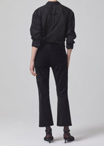 Load image into Gallery viewer, Isola Cropped Boot in Velvet in Black
