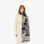 Load image into Gallery viewer, Les Cheris Scarf in Black
