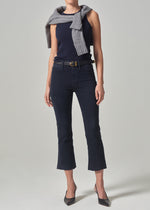 Load image into Gallery viewer, Isola Cropped Trouser in Navy
