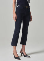 Load image into Gallery viewer, Isola Cropped Trouser in Navy
