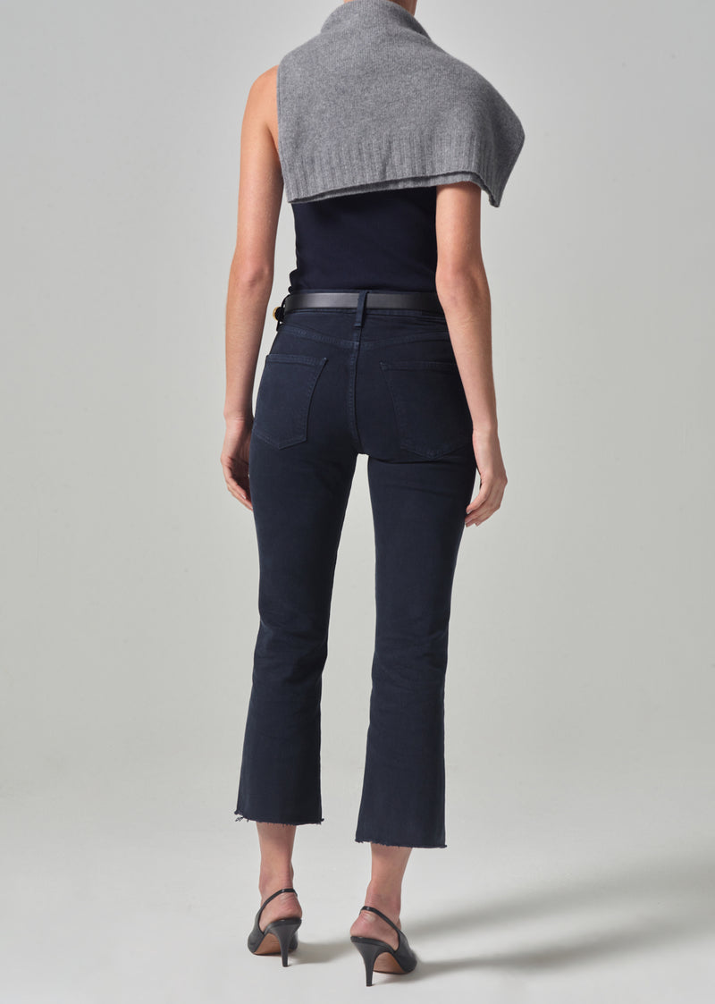 Isola Cropped Trouser in Navy