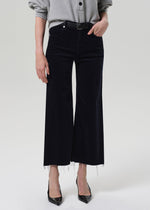 Load image into Gallery viewer, Lyra Wide Leg Crop Corduroy in Navy
