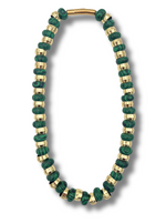 Load image into Gallery viewer, Majestic Semi-Precious Necklace in Malachite
